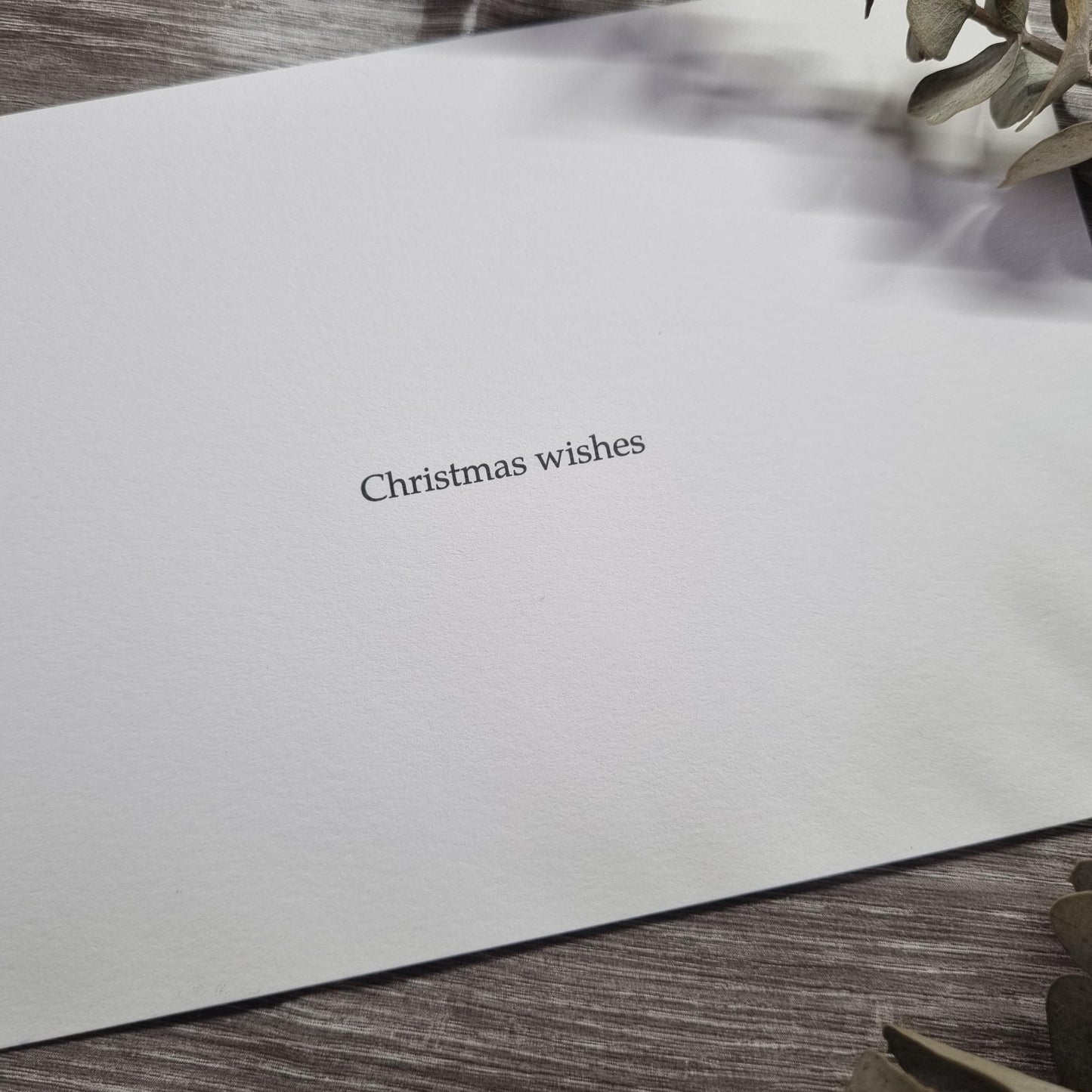 Nature Christmas Card Art Print | Unique Bird Illustration - Robin | Handmade Seasonal Greeting