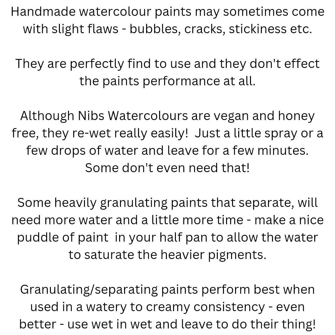 Handmade watercolour paint | granulating yellow | Limone - Lake Garda Collection | Gift for artist |