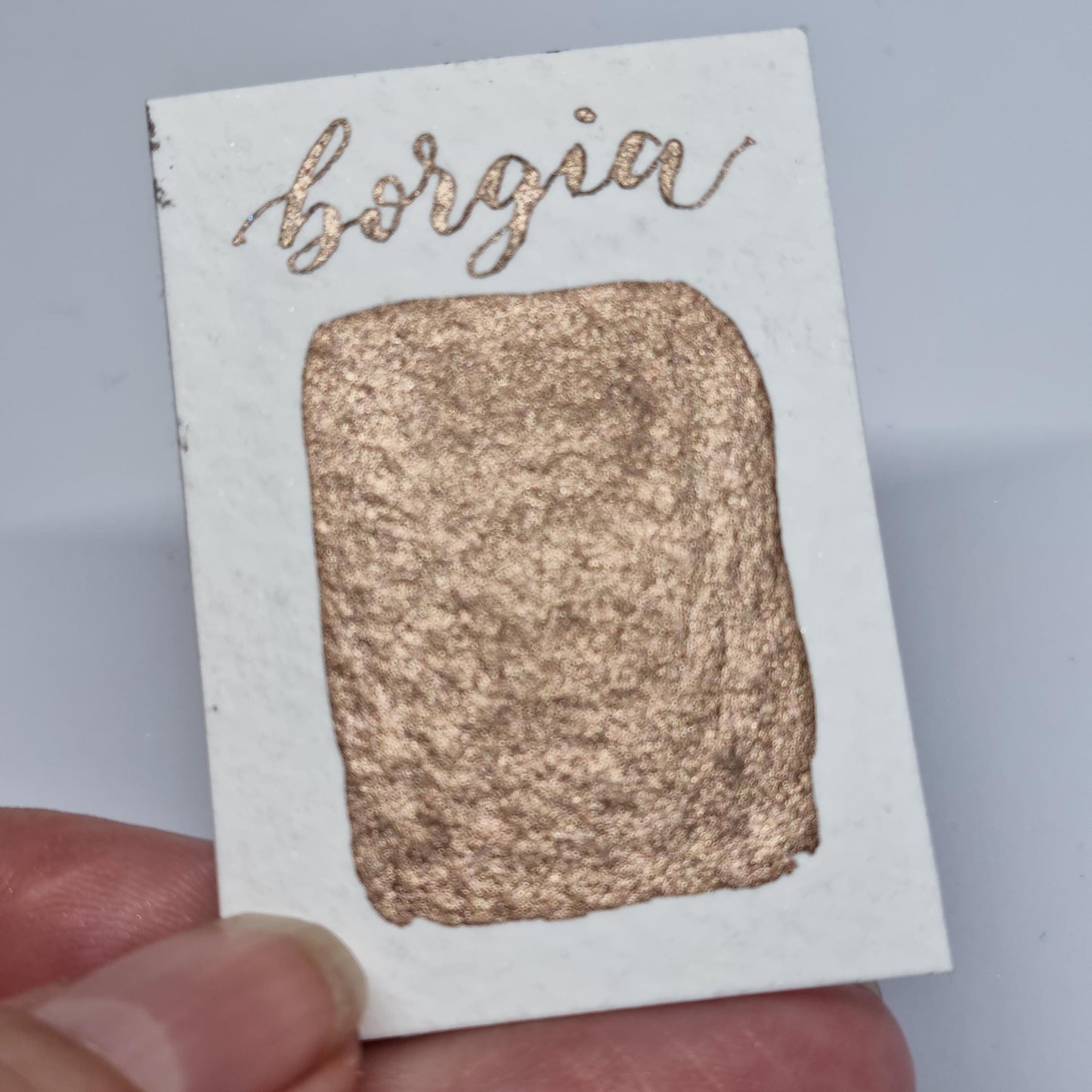 Shimmer Watercolor Dot Card Collection | Coffee Theme, Vegan Handmade Paint