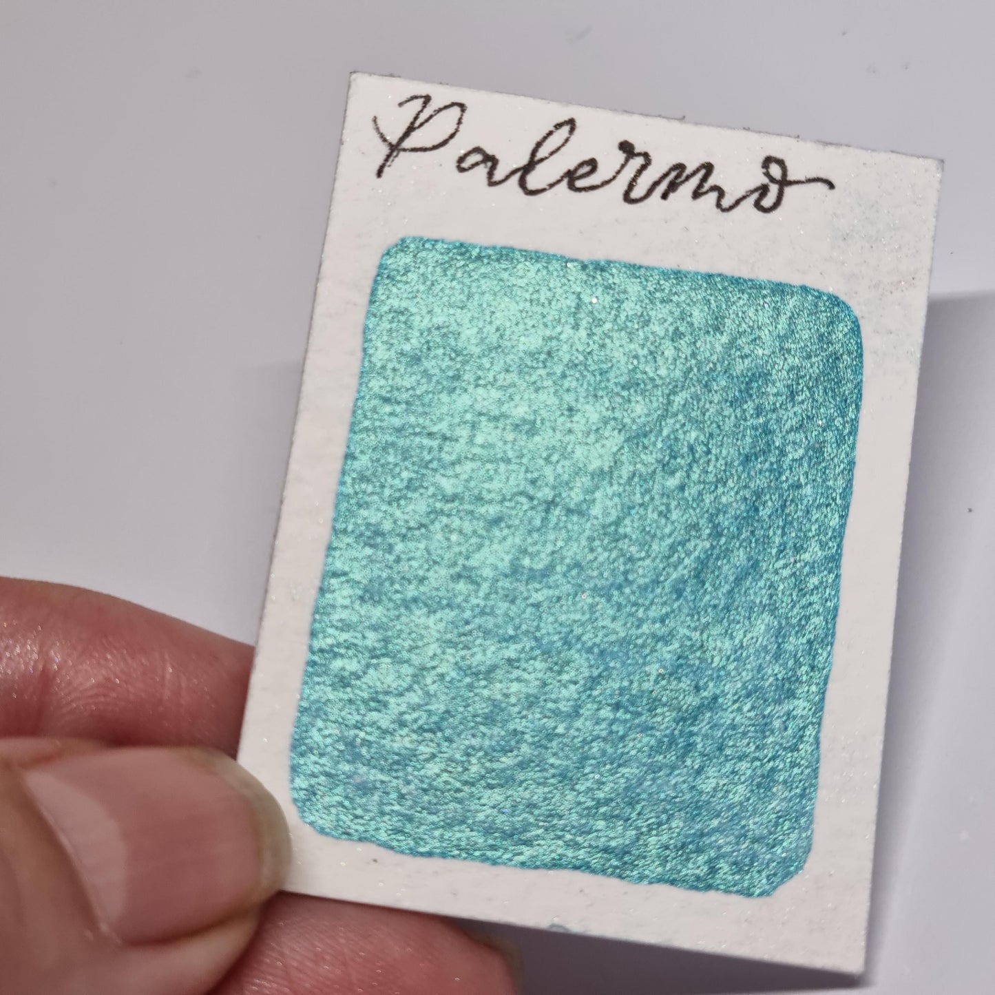 Handmade Vegan Watercolour Dot Card | Shimmer Calligraphy Ink Sampler
