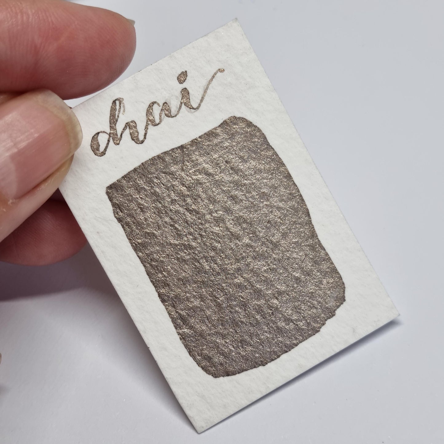 Shimmer Watercolor Dot Card Collection | Coffee Theme, Vegan Handmade Paint