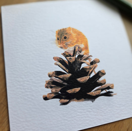 Field Mouse Greetings Card