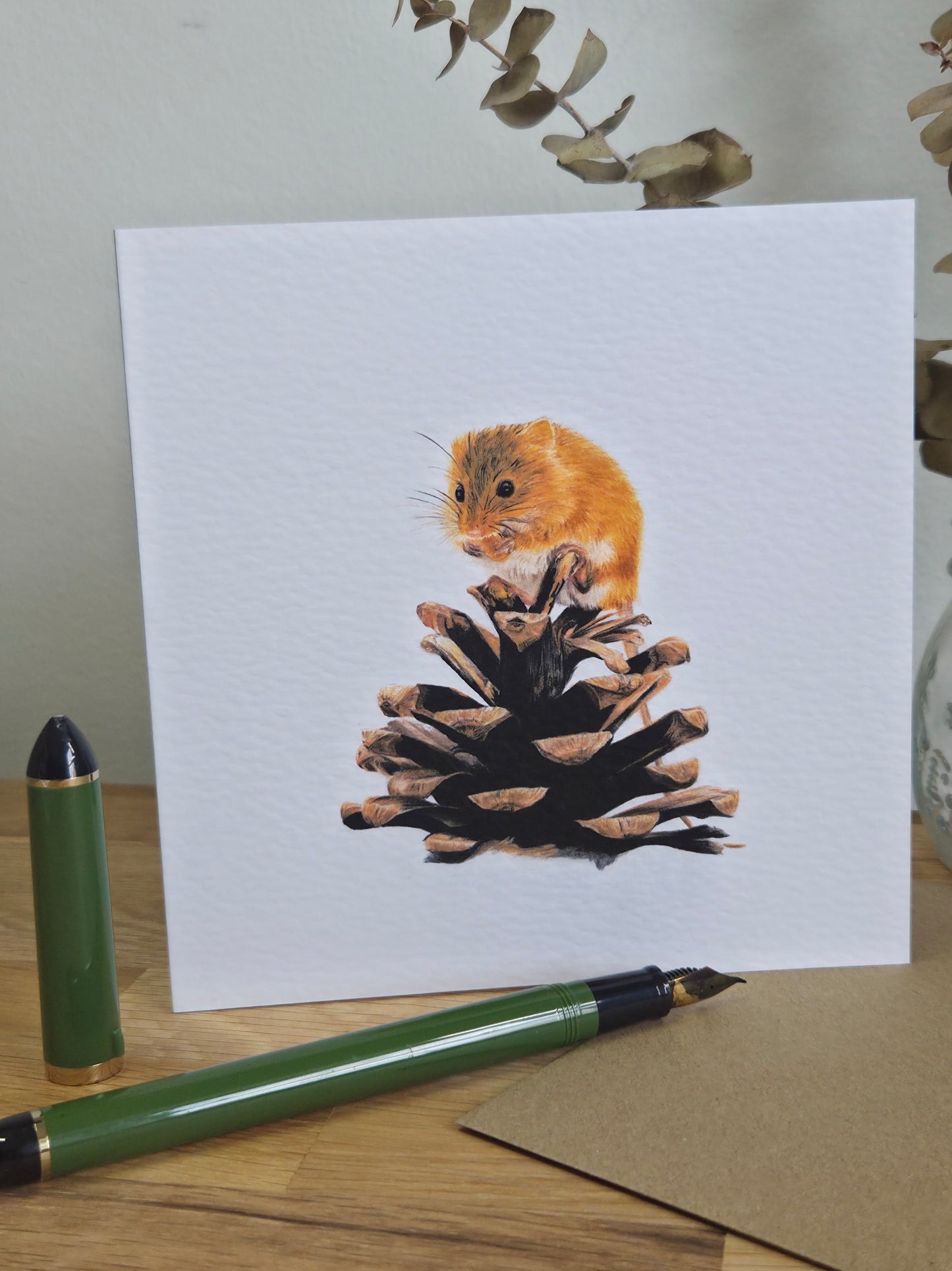 Field Mouse Greetings Card