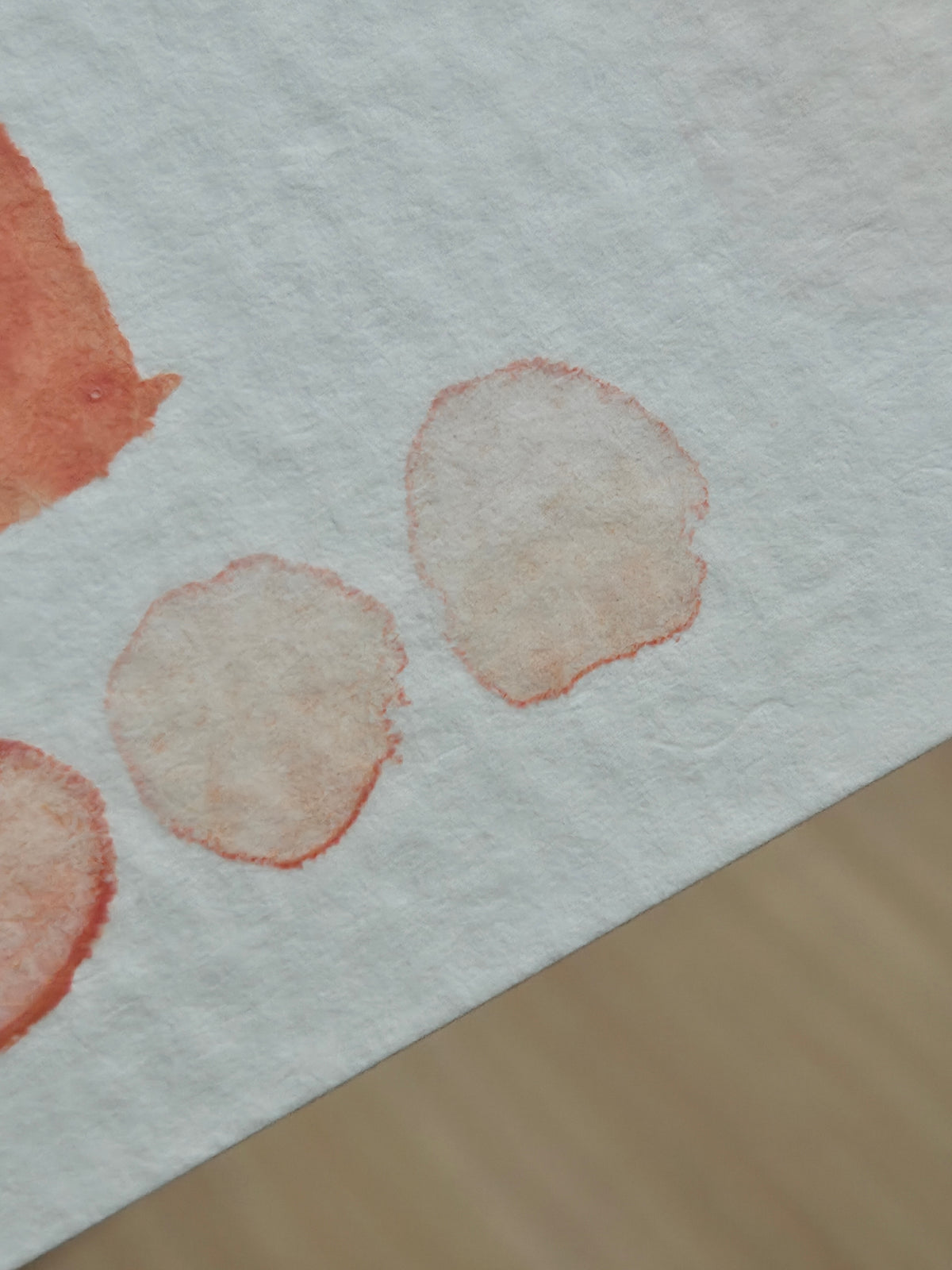 Handmade vegan watercolour paint | Previous Paint Club Paint | Idun | pastel peach