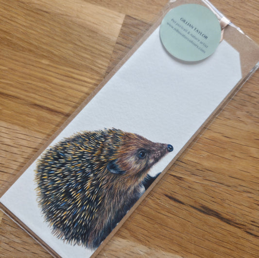 Art print bookmark: Hedgehog