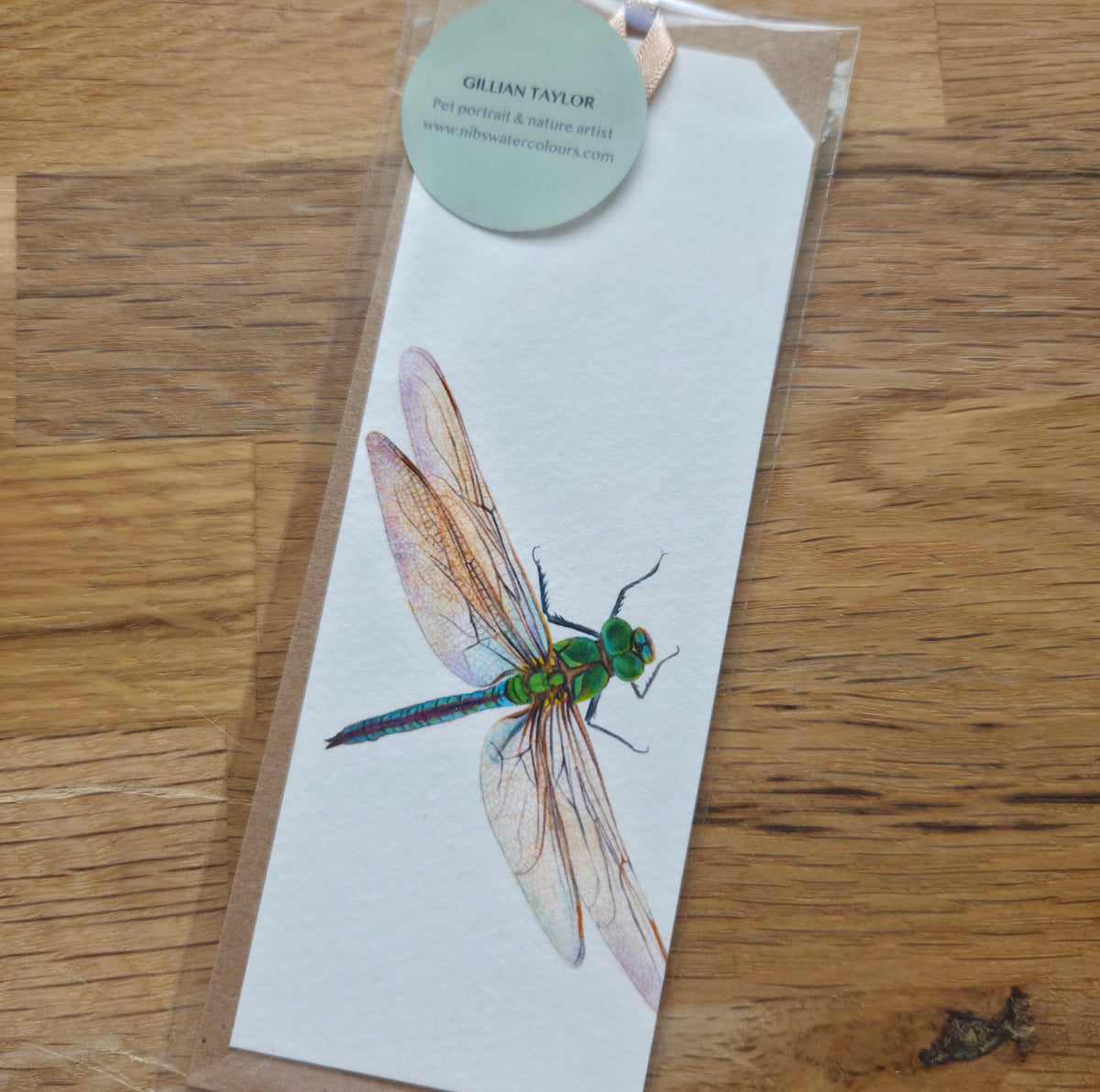 Art print bookmark: Dragonfly