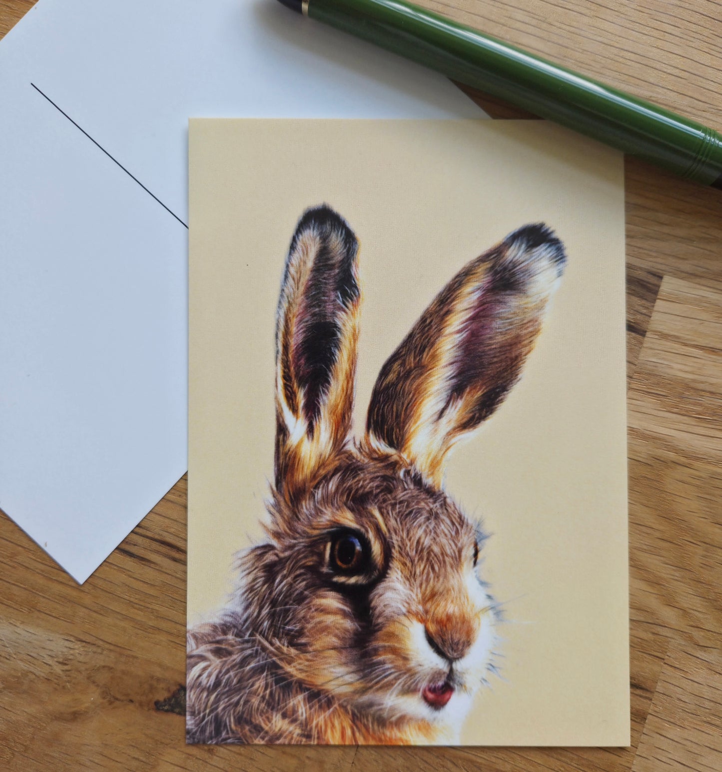 Leveret (hare) illustrated post card