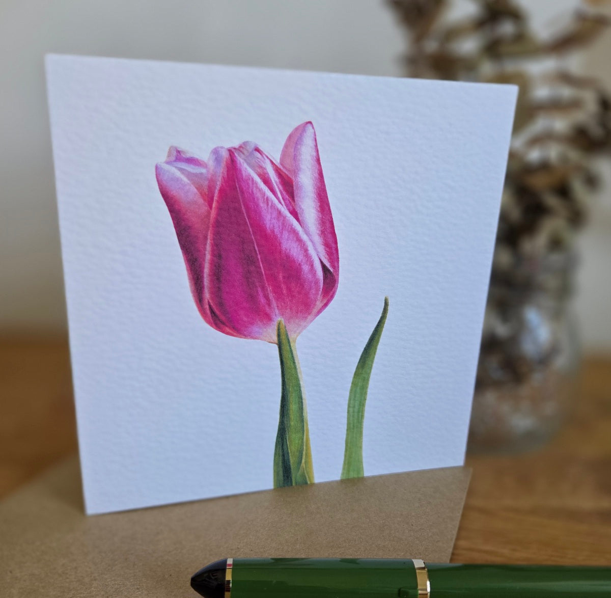 Tulip floral Greetings Card