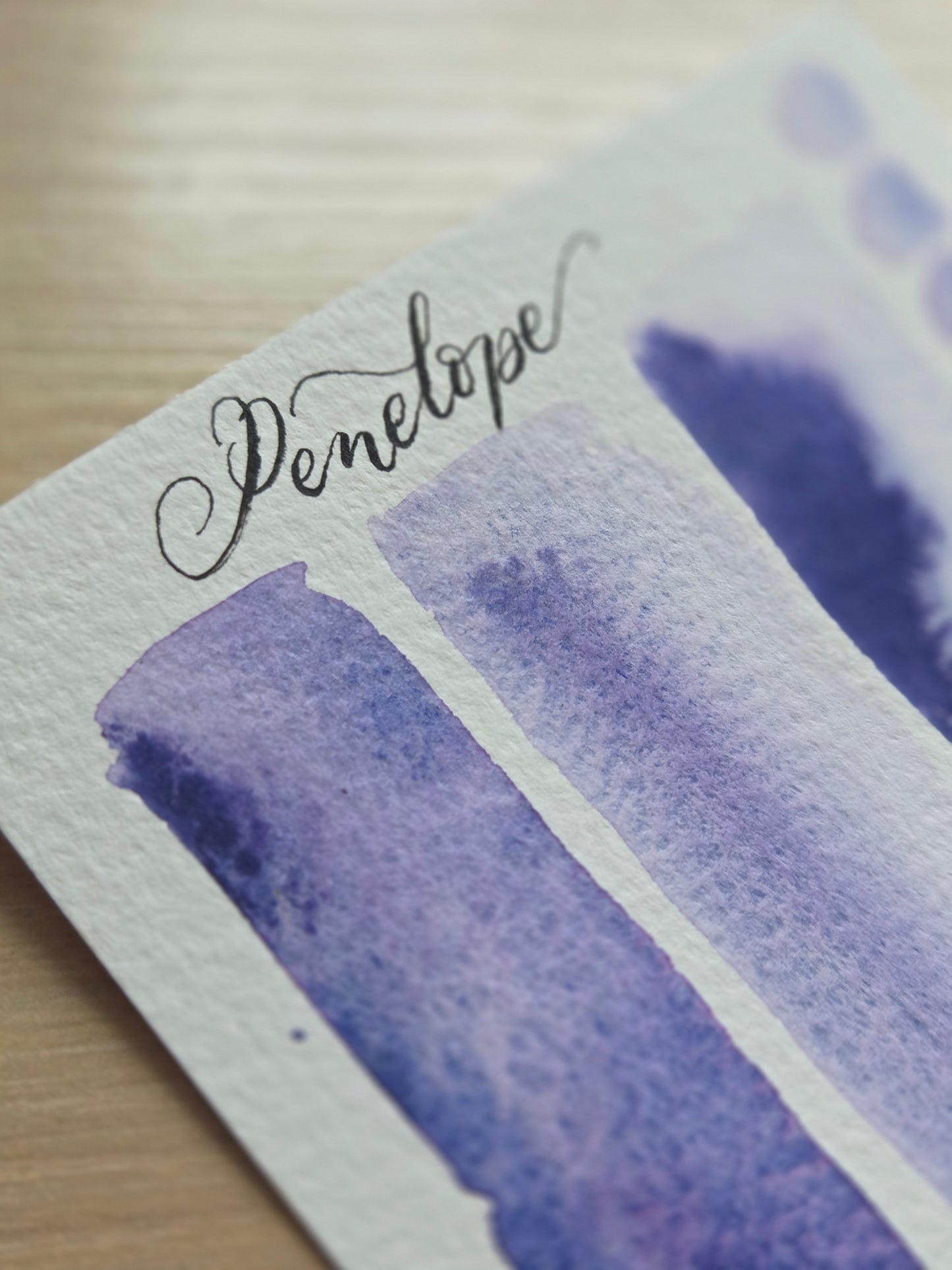 Handmade vegan watercolour paint | Previous Paint Club Paint | Penelope | Rich dark purple
