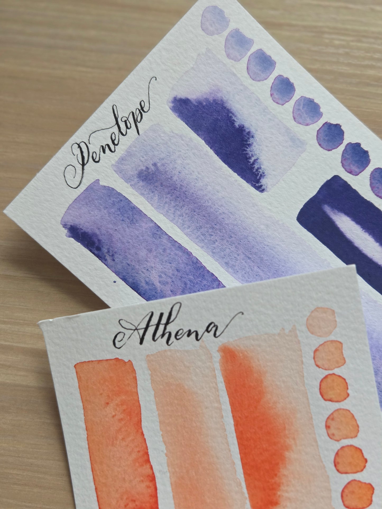 Handmade vegan watercolour paint | Previous Paint Club Paint | Penelope | Rich dark purple