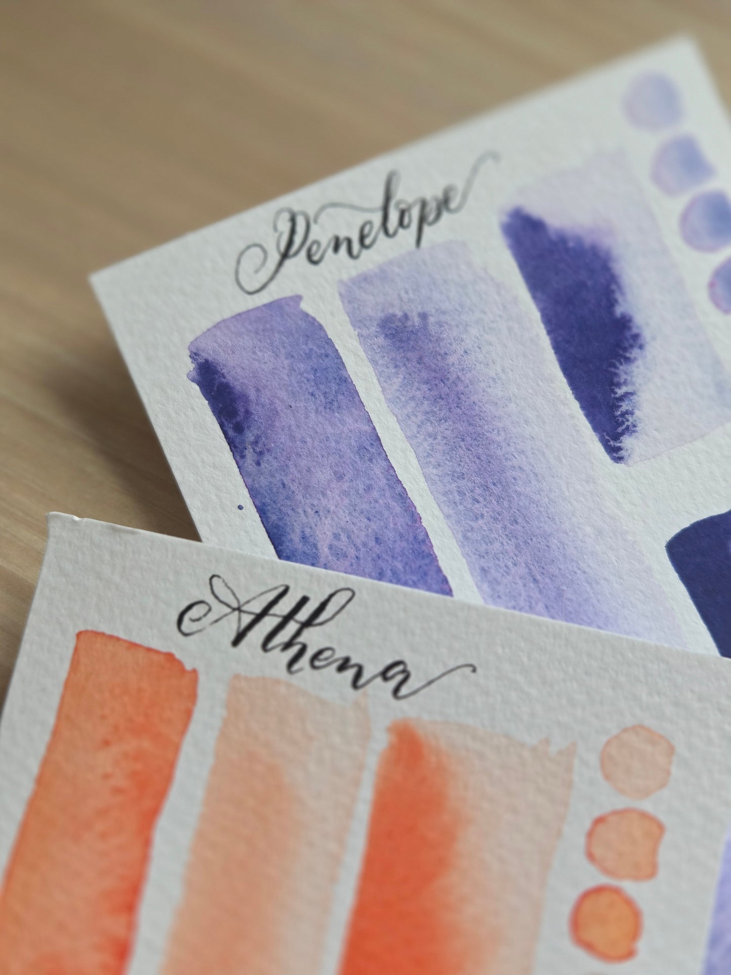 Handmade vegan watercolour paint | Previous Paint Club Paint | Penelope | Rich dark purple