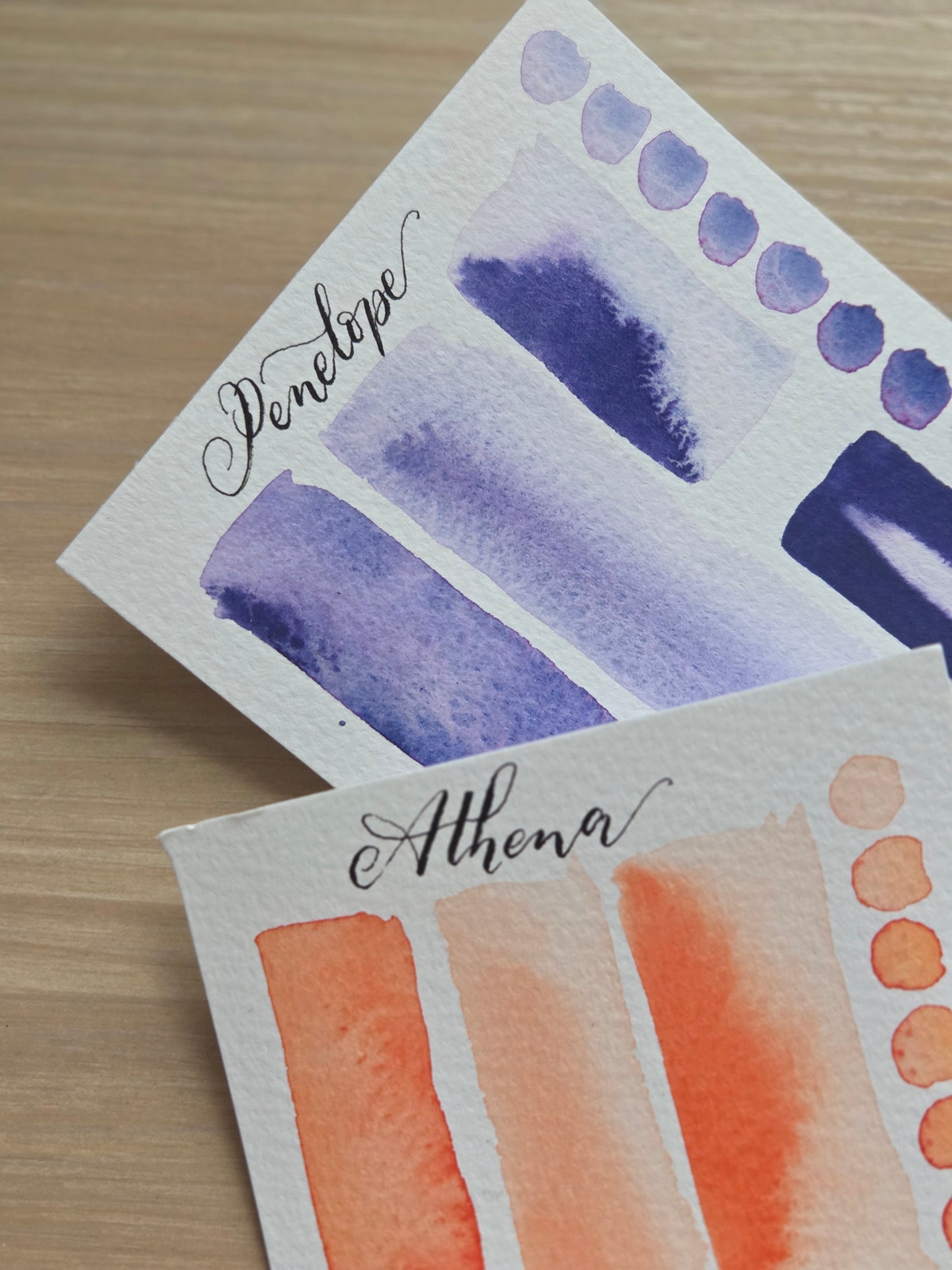 Handmade vegan watercolour paint | Previous Paint Club Paint | Penelope | Rich dark purple