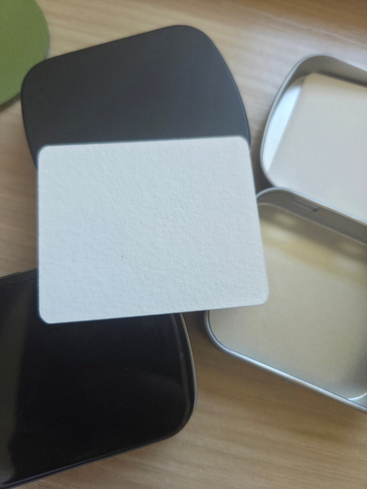 6 half pan paint tin with swatch card