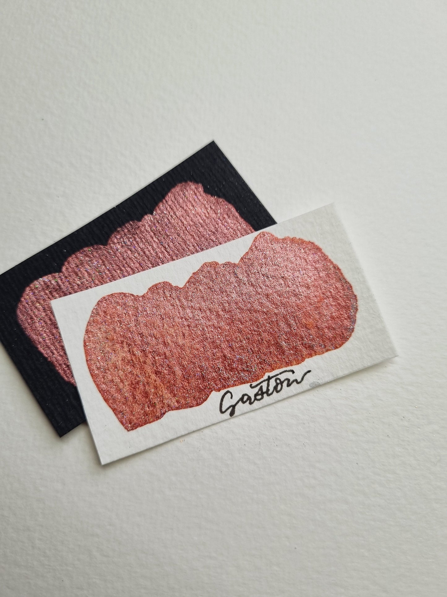 Handmade Wine Red Metallic Watercolour Paint | Holographic Gaston