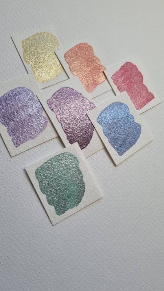 Handmade Shimmer Watercolor Paint | Muscari Blue, Vegan