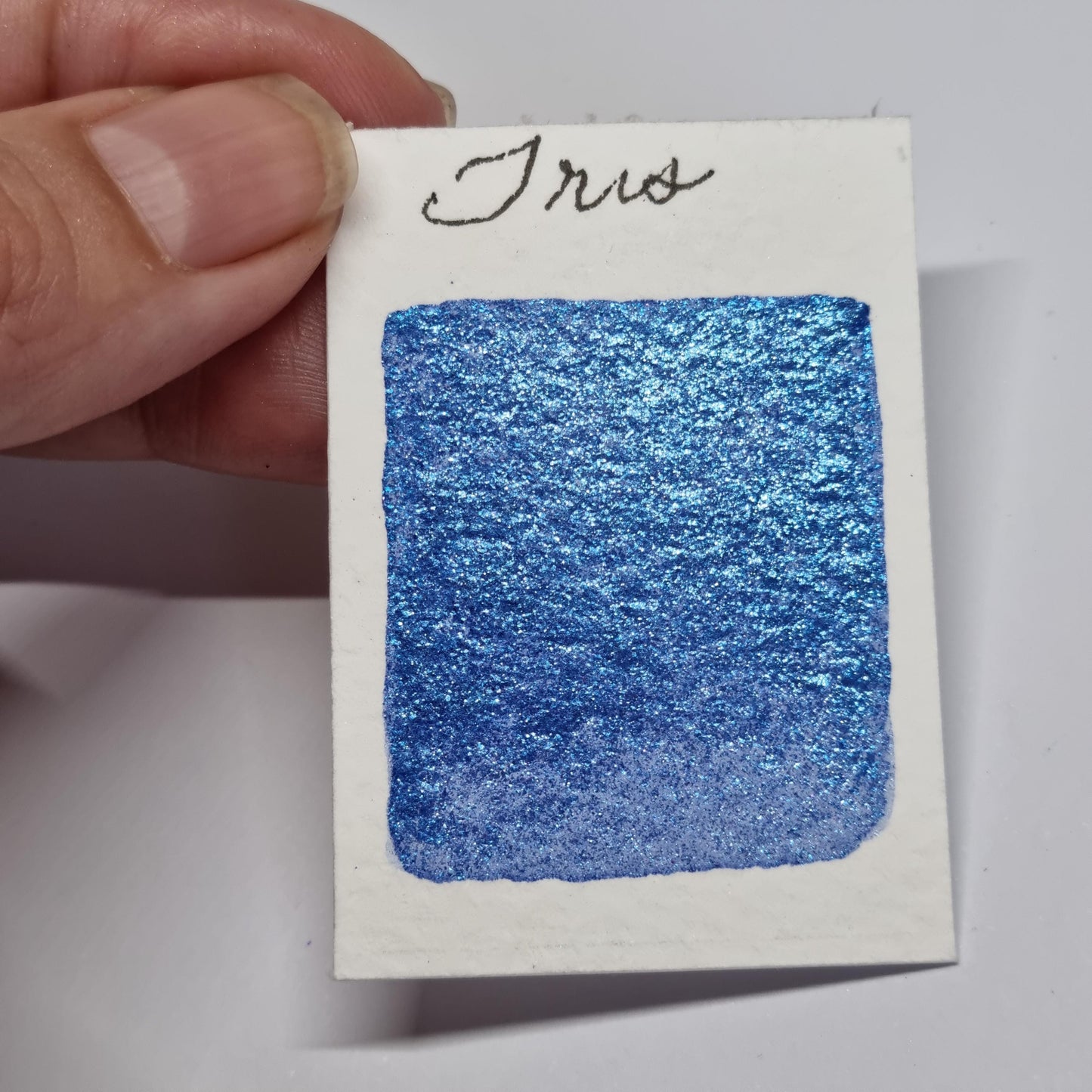 Handmade Glitter Watercolour Dot Card | Metallic Foil Shimmer Sampler