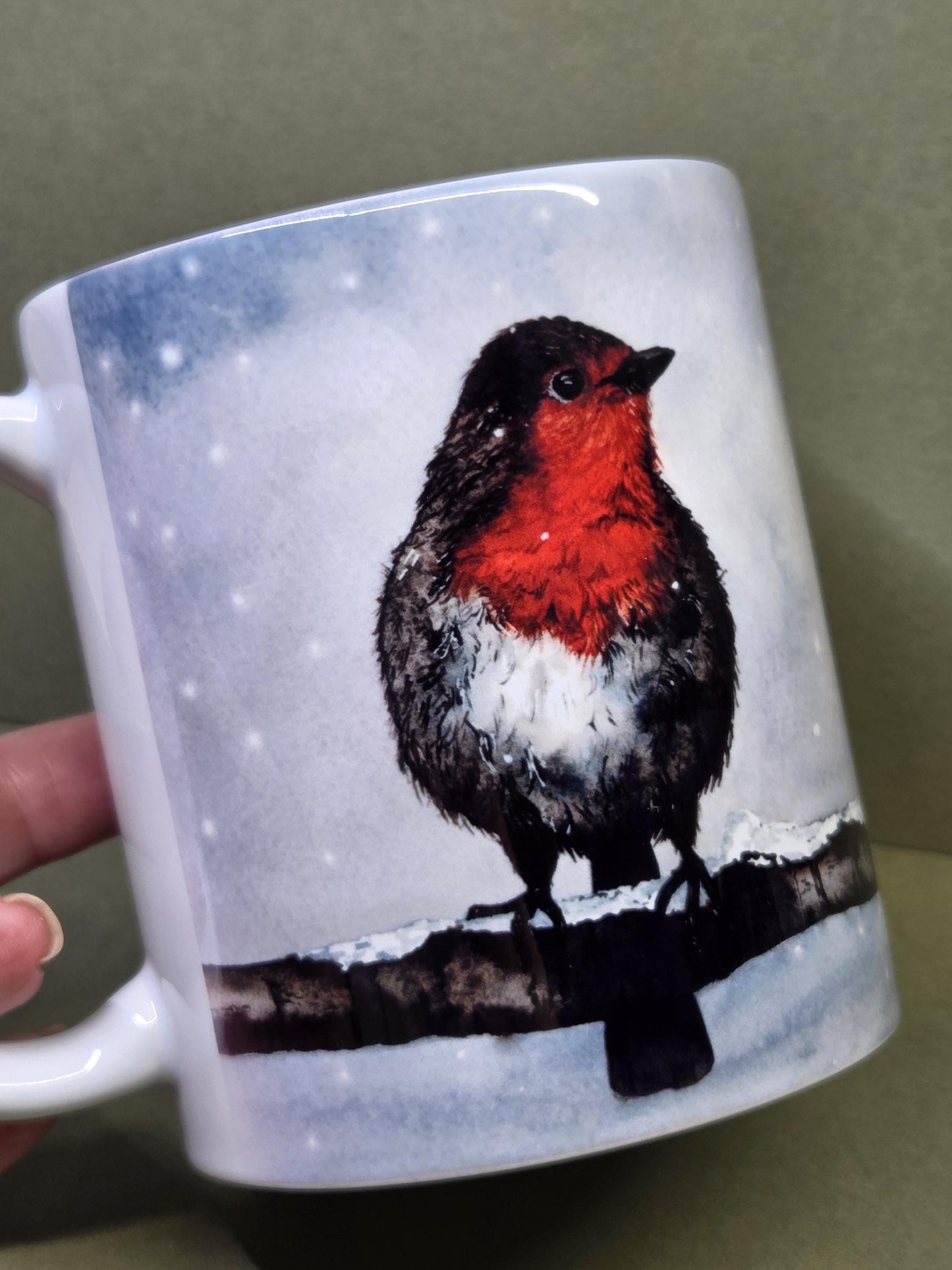 Robin Magnetic Bookmark | Watercolor Bird Art