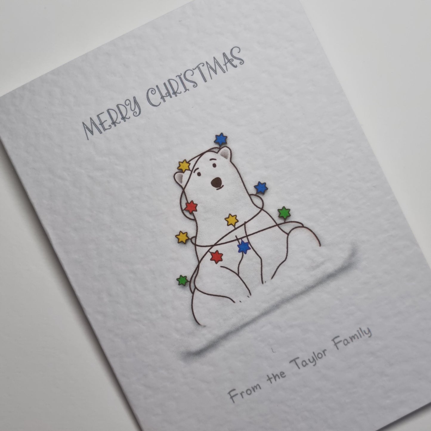 Handmade Christmas Cards: Whimsical Animal Designs, Personalized Pack of 8